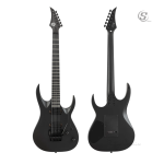 S by Solar AB4.6FRC Electric Guitar w/Floyd Rose - Carbon Black Matte