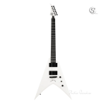 S by Solar VB4.6W Electric Guitar w/Gigbag - White Matte - Image 3