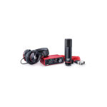 Focusrite Scarlett Solo Studio 3rd Gen USB Audio Interface Bundle for the Guitarist, Vocalist or Producer with Condenser Microphone and Headphones for Recording, Songwriting, Streaming and Podcasting
