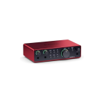 Focusrite Scarlett 2i2 4th Gen USB Audio Interface for Recording, Songwriting, Streaming and Podcasting — High-Fidelity, Studio Quality Recording, and All the Software You Need to Record