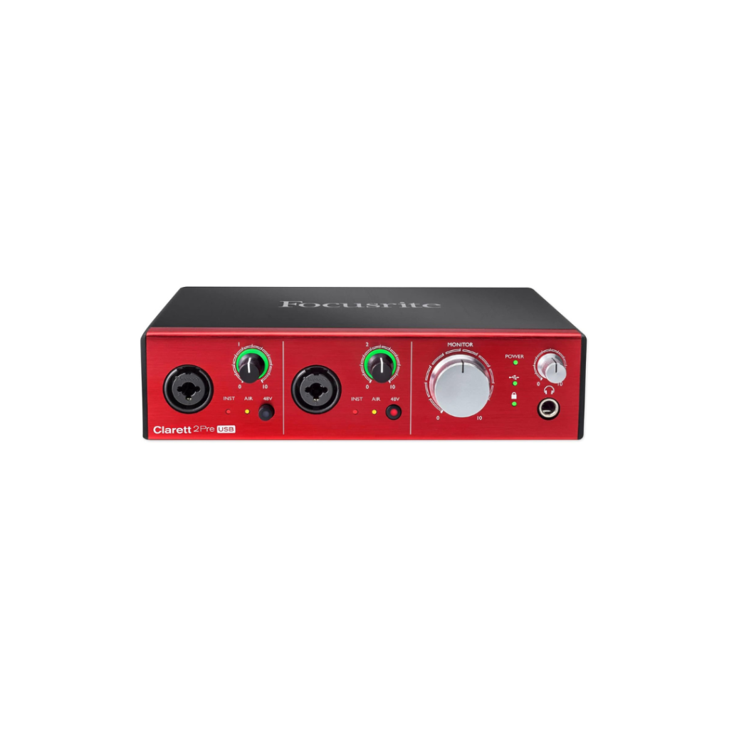 Focusrite Clarett 2Pre USB 10x4 Audio Interface