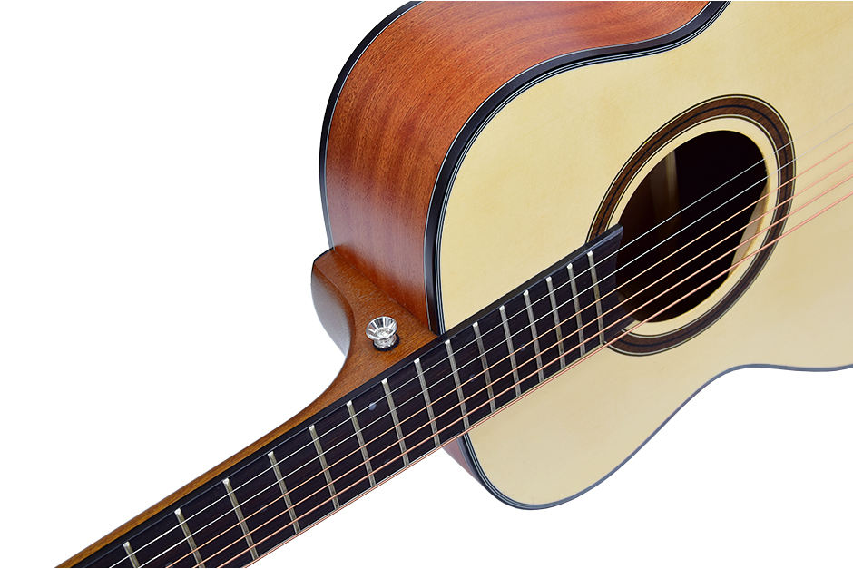 H7489a0b8310748bf844dbb689838bbe8U Tayste TS-21 Acoustic Travel Guitar - Image 2