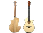 Deviser L-610 – 40" Spruce Top / Catalpa Body Cutaway Guitar (High-Gloss Finish) - Image 4