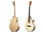 Deviser L-610 – 40" Spruce Top / Catalpa Body Cutaway Guitar (High-Gloss Finish) - Image 3