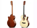 Deviser L‑720B – 40" Spruce Top / Mahogany Body Acoustic Guitar with EQ KLT‑17A Preamp - Image 3