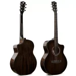 40inch JF Cutaway Full Mahogany Transparent Black Finish Acoustic Guitar