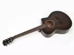 Deviser  LK-12-BK 40inch JF Cutaway Full Mahogany Transparent Black Finish Acoustic Guitar - Image 2