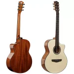 40inch JF Cutaway Spruce + Mahogany High Glossy Natural Color Acoustic Guitar