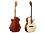 Deviser LS-560-40 – 40" Spruce + Mahogany Acoustic Guitar with Arm-Rest (Matte Finish, Natural Color)