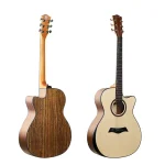 Deviser LS-570-40 – 40" Auditorium Walnut Acoustic Guitar with Arm-Rest & EQ KLT-17A