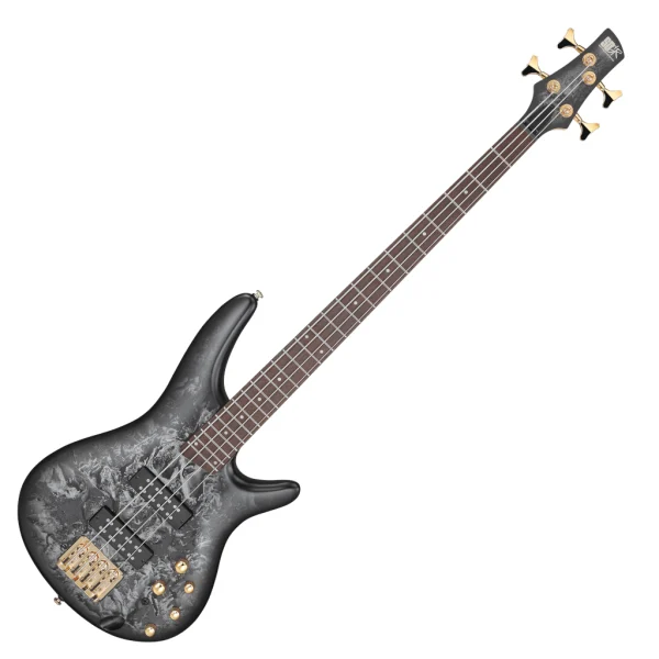Ibanez SR Standard 4-string Electric Bass - Black Ice Frozen Matte