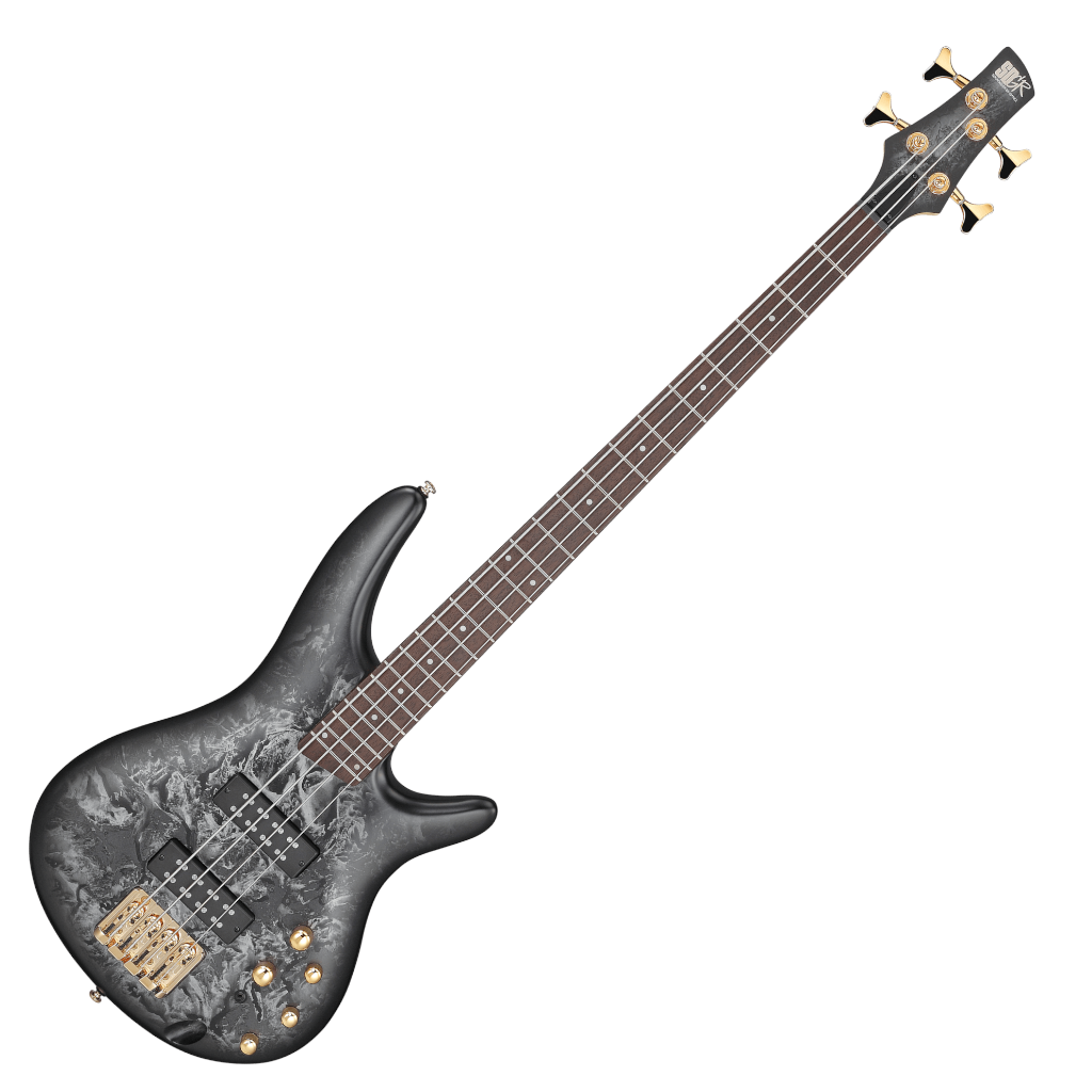 Ibanez SR Standard 4-string Electric Bass - Black Ice Frozen Matte Ibanez SR Standard 4-string Electric Bass - Black Ice Frozen Matte