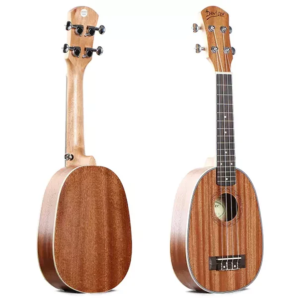 21inch Deviser Full Sapele Matt Finish Soprano Pineapple Ukulele