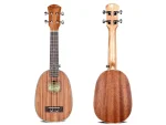 Deviser UK21-35 – 21" Sapele Pineapple Ukulele (Matt Finish, Natural Color) - Image 4