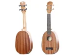 Deviser UK21-35 – 21" Sapele Pineapple Ukulele (Matt Finish, Natural Color) - Image 3