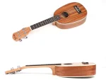 Deviser UK21-35 – 21" Sapele Pineapple Ukulele (Matt Finish, Natural Color) - Image 2
