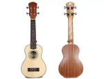 Deviser UK21-50 – 21" Spruce / Sapele Soprano Ukulele (Matt Finish, Natural Color) - Image 4