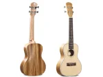 24inch Deviser Spruce + Zebrawood Matt Finish Concert Ukulele