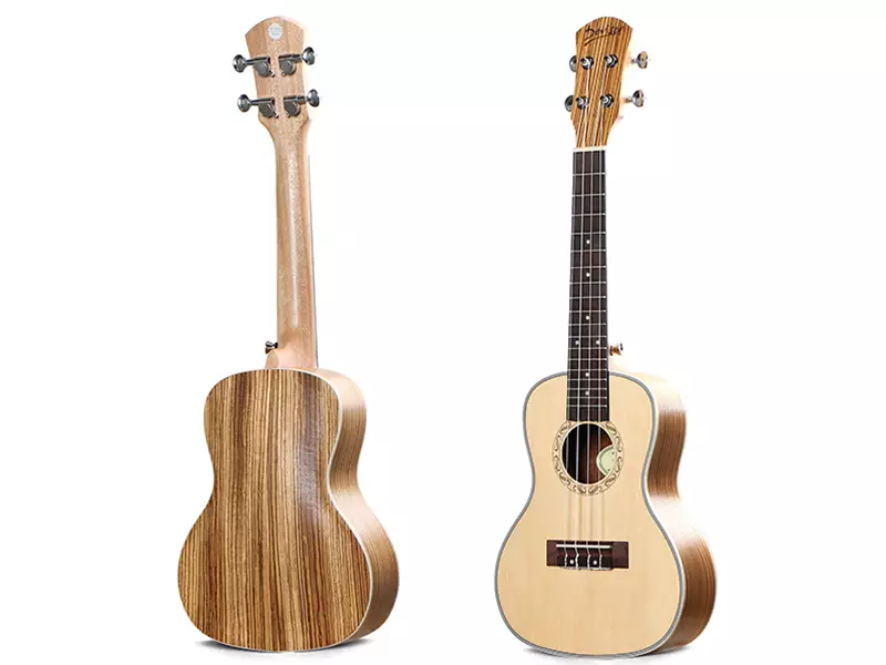 UK24-60-主图3 Deviser UK24-60 – 24" Concert Ukulele in Spruce + Zebrawood, Matte Finish - Image 3