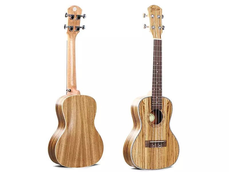 24inch Deviser Full Zebrawood Matt Finish Concert Ukulele