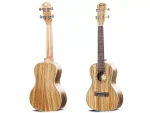 Deviser UK24-65 – 24" Full Zebrawood Concert Ukulele (Matte Finish, Natural Color) - Image 3