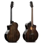 Oriental Cherry 40inch Solid Mahogany + Mahogany High Glossy Acoustic Guitar