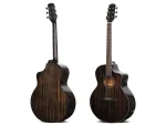 Deviser W-505S-40 – 40" Solid Mahogany Acoustic Guitar (Oriental Cherry, High-Gloss Finish) - Image 3