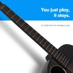 Enya X4 PRO MINI 36″ EQ TransAcoustic Guitar- Black Glossy with Hard case - Image 3
