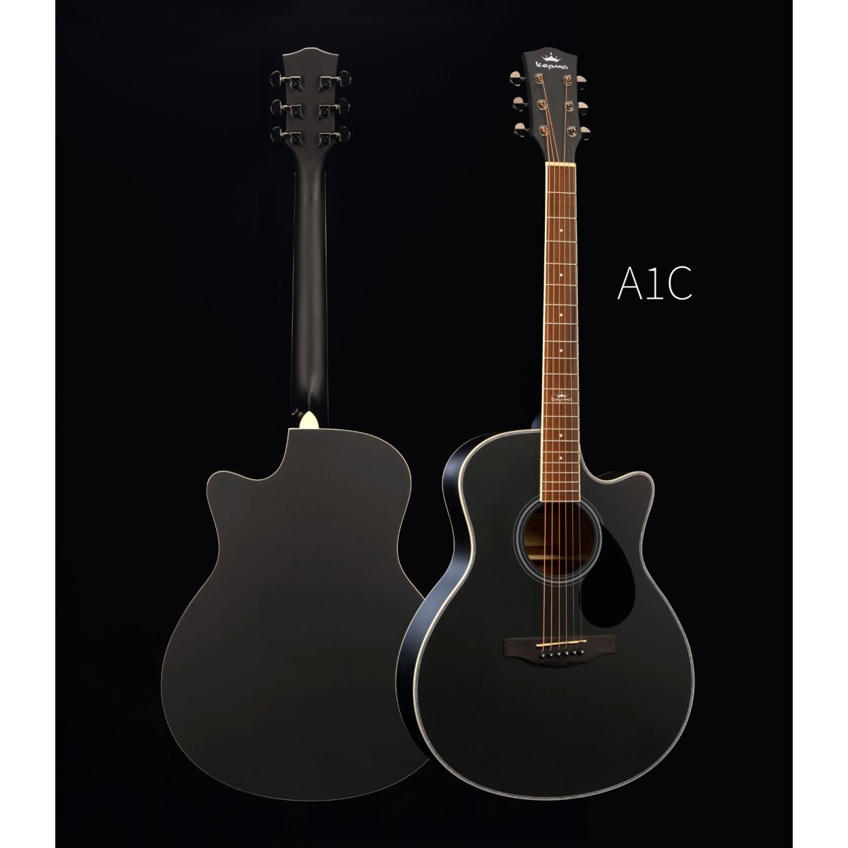 Kepma A1C Grand Auditorium Acoustic Guitar - Image 9