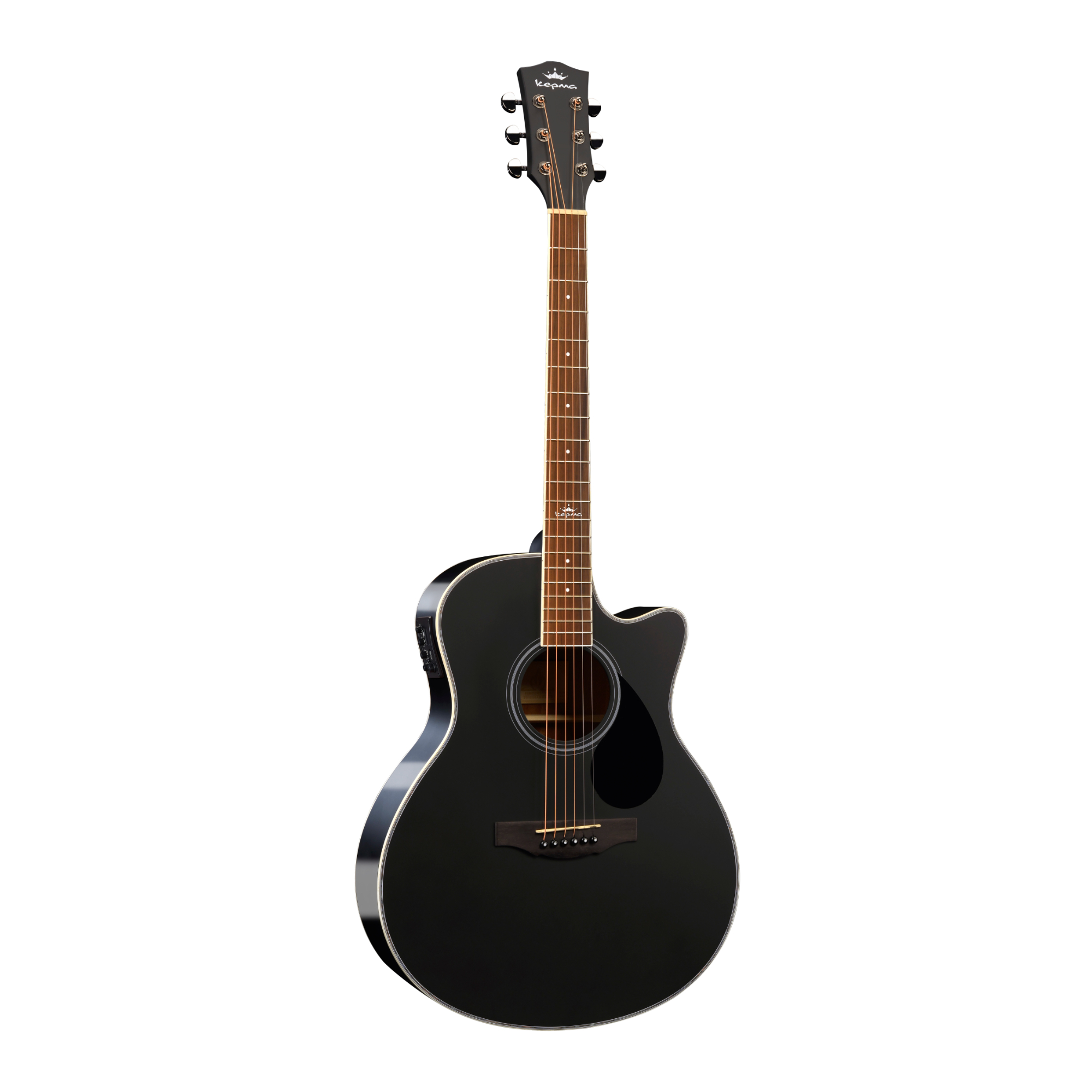 Kepma A1CE - Semi acoustic Guitar- Black Glossy Kepma A1CE - Semi acoustic Guitar- Black Glossy