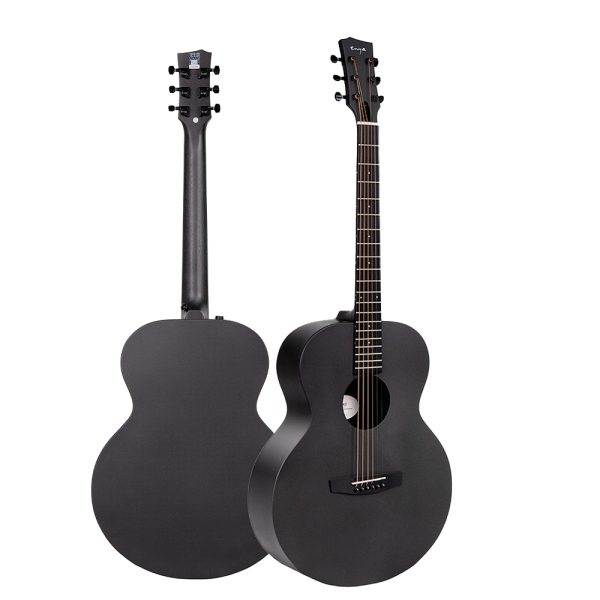 Enya EA X0 BK Grand Auditorium Acoustic Guitar