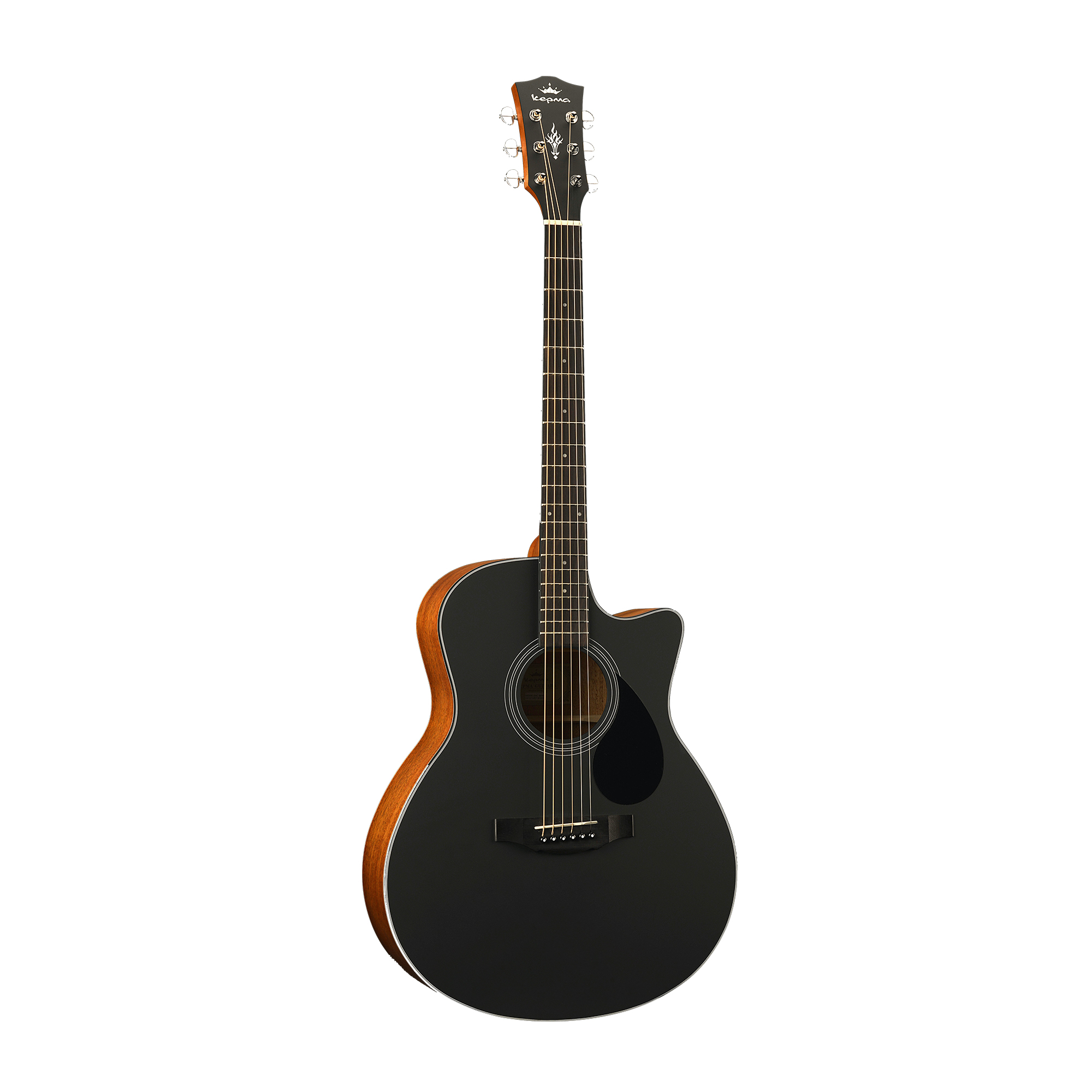 Kepma EAC Acoustic Guitar - Black Matt Kepma EAC Acoustic Guitar - Black Matt