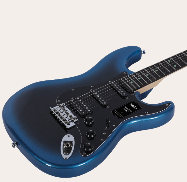 download (78) Saga Dark Night Blue (Model 255) — Electric Guitar - Image 4