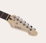 SAGA Dazzles Mercury Gray HSS Electric Guitar - Image 4