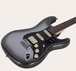 SAGA Dazzles Mercury Gray HSS Electric Guitar - Image 3