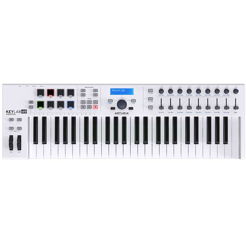 Arturia KeyLab Essential mk3 49-key Keyboard Controller - White Arturia KeyLab Essential mk3 49-key Keyboard Controller - White