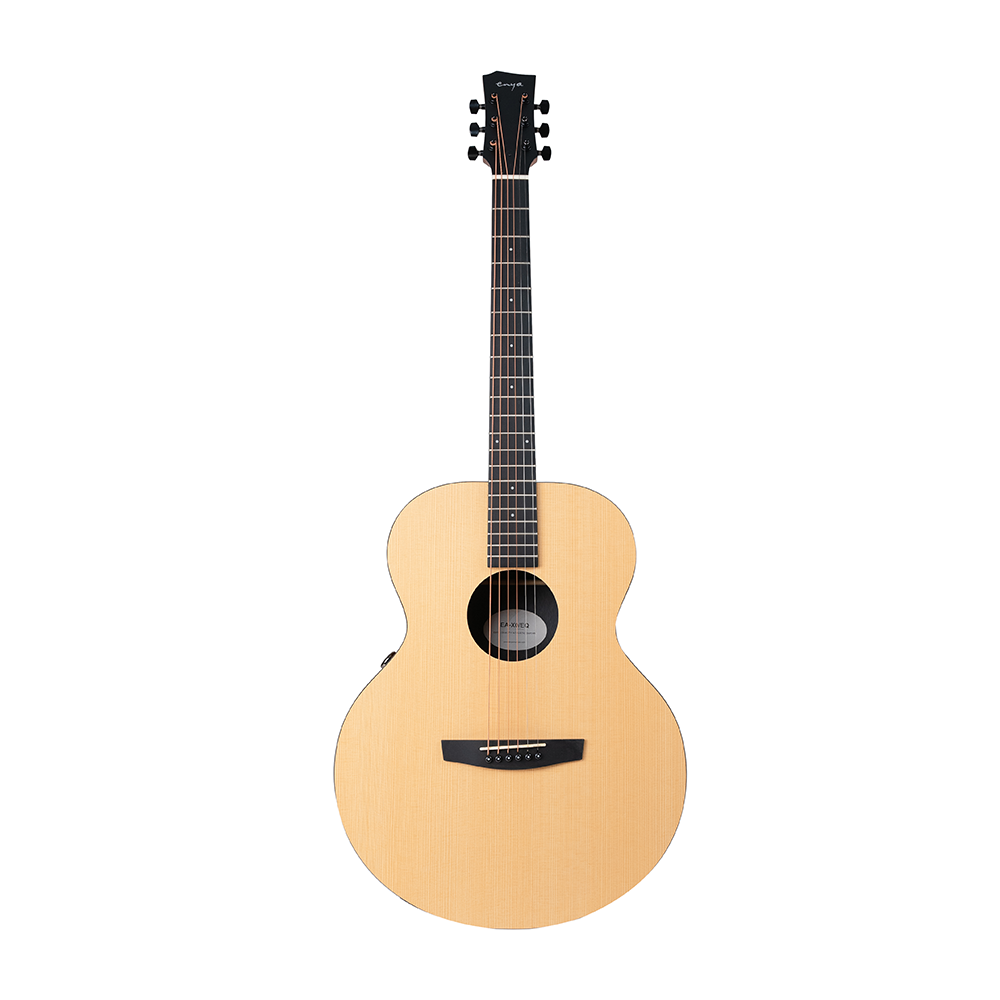 rfwefqf3qw3 Enya EA-X0/SP-1 EQ Transacoustic Grand Auditorium Natural Acoustic Guitar - Image 4
