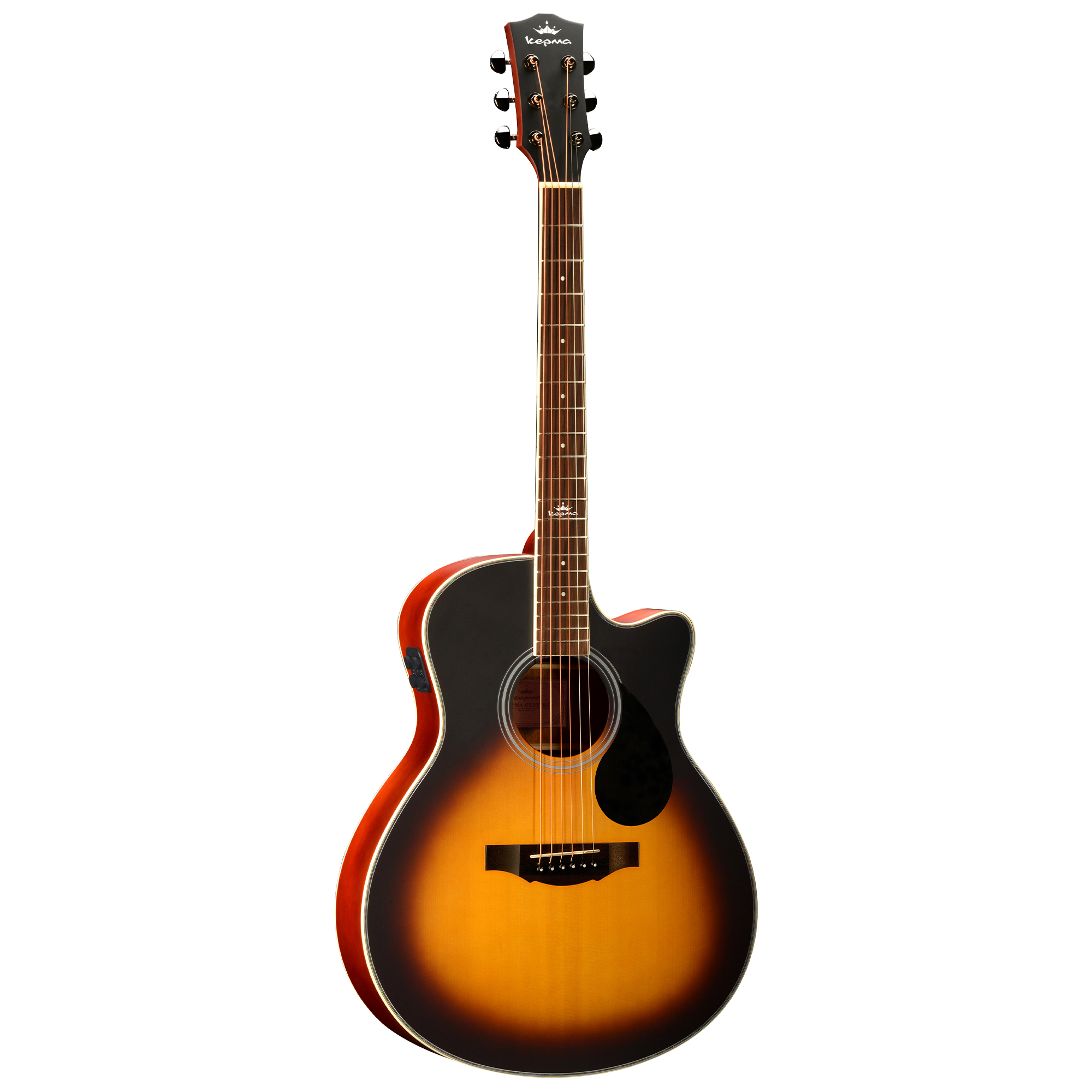 Kepma A1CE TRANS K10- Semi acoustic Guitar- Sunburst Matt Kepma A1CE TRANS K10- Semi acoustic Guitar- Sunburst Matt