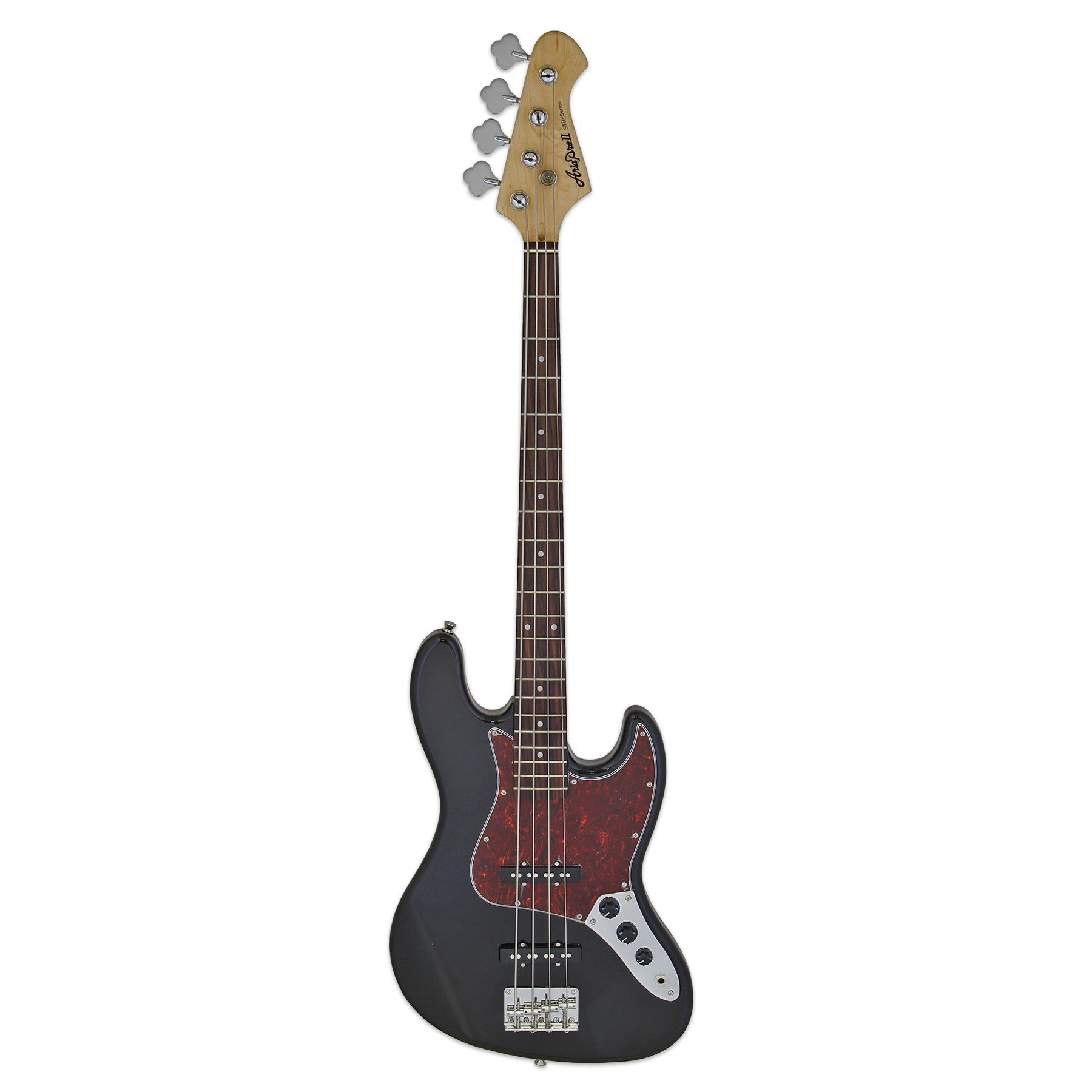 stbjb_tt_bk_product_1800x1800 Aria Pro II STB-JB/TT Electric Bass Guitar Black Made in Japan - Image 1