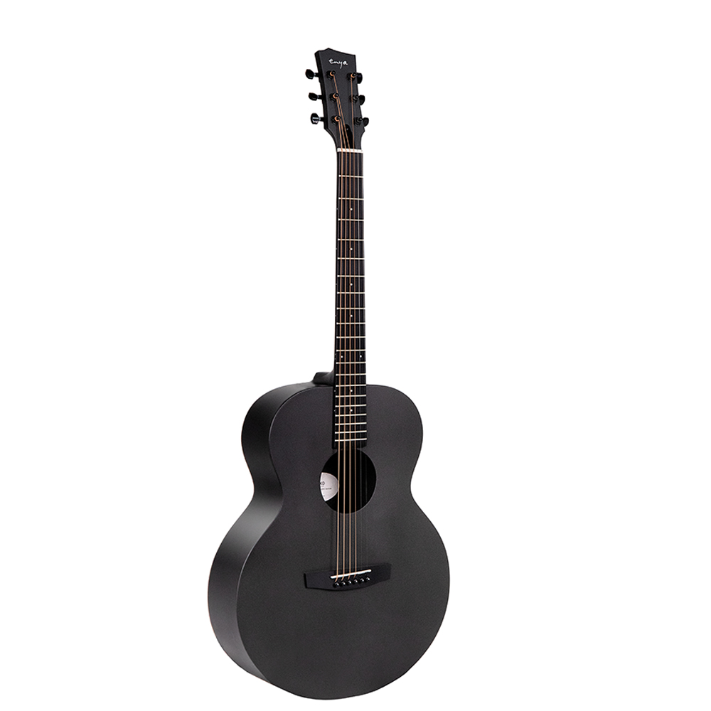 vsfgafga (1) Enya EA-X0 Black S0.EQ TransAcoustic Grand Auditorium Acoustic Guitar - Image 3