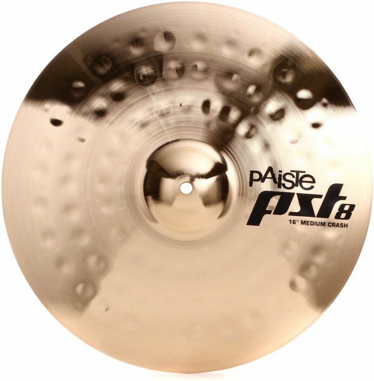 Paiste 16 inch PST 8 Reflector Medium Crash Cymbal Paiste 16 inch PST 8 Reflector Medium Crash Cymbal