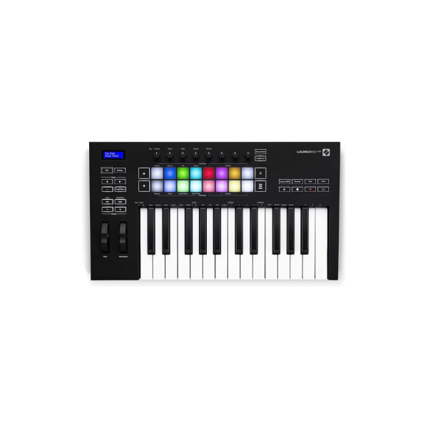 Novation Launchkey 25 [MK3] MIDI Keyboard Controller - Seamless Ableton Live Integration. Chord Mode, Scale Mode, and Arpeggiator — All the software you need for Music Production