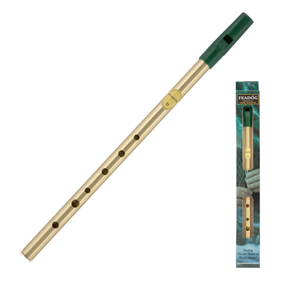 Feadog IW10 Brass D Whistle, FW01, One Size
