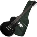 ESP LTD EC-10 KIT Electric Guitar with Gig Bag, Black