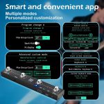 M-VAVE Chocolate Plus Wireless MIDI Foot Controller 4 Buttons BT Rechargeable, APP Control - Image 6