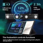 M-VAVE Chocolate Plus Wireless MIDI Foot Controller 4 Buttons BT Rechargeable, APP Control - Image 4