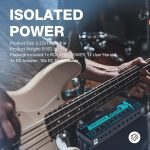 M-VAVE Guitar Pedal Isolated Power Supply Portable for Bass Effect 11 Isolated Multiple Output DC 9V 5V USB Output LED Light 300mA 1A Portable Guitar Cables - Image 2