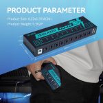 M-VAVE Guitar Pedal Isolated Power Supply Portable for Bass Effect 11 Isolated Multiple Output DC 9V 5V USB Output LED Light 300mA 1A Portable Guitar Cables - Image 3
