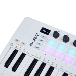 M-VAVE SMK25-II 25-Key Portable MIDI Keyboard Controller | Wireless & USB MIDI Controller - Image 2
