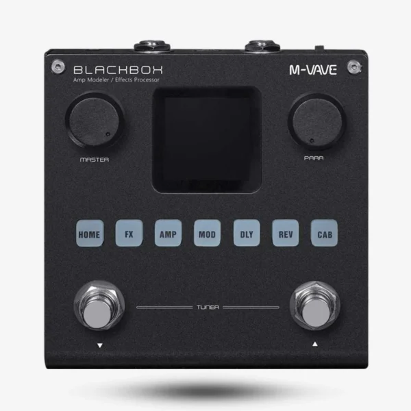 M-VAVE Blackbox Guitar & Bass Multi-Effects Pedal | Rechargeable Amp Modeler & Effects Processor